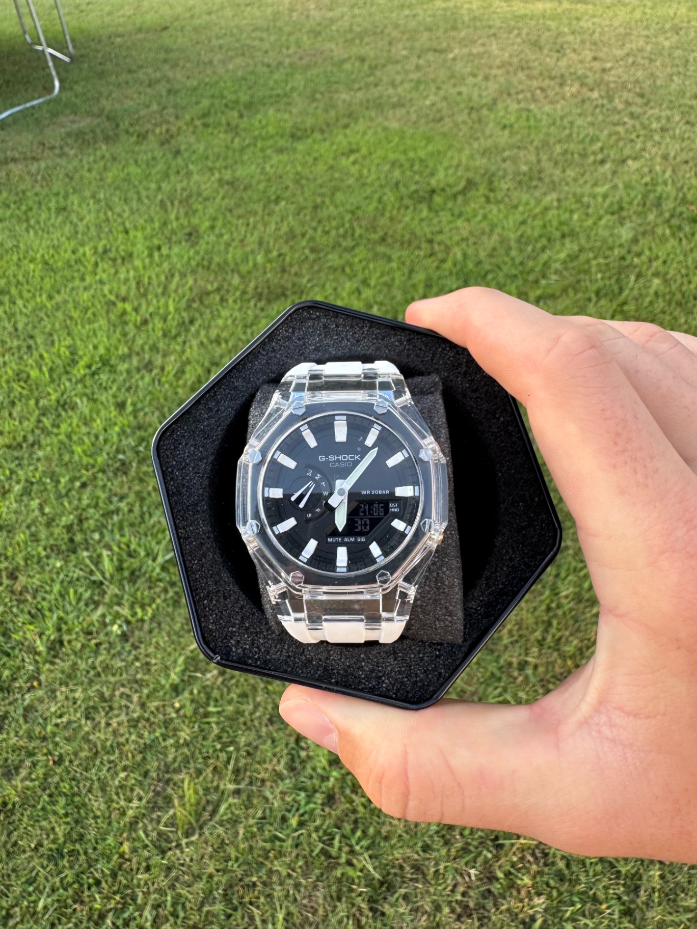 G-Shock x AP x Swatch — crystal clear