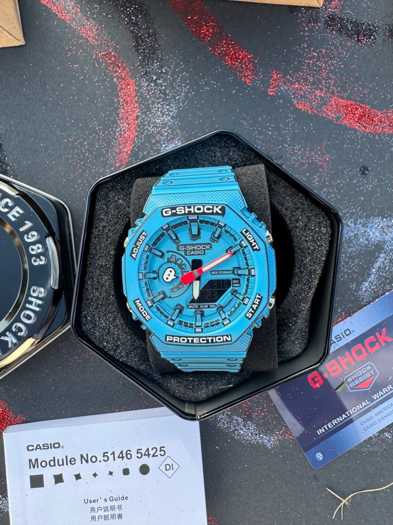 G-Shock x AP x Swatch — sky blue